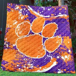 Dhcemson Tigers B1909327 Quilt Blanket and Home Decor