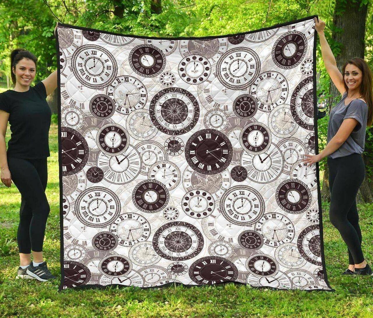Dhcssic Vintage Dhcock Pattern DHCDHC DT1910 Quilt Blanket and Home Decor