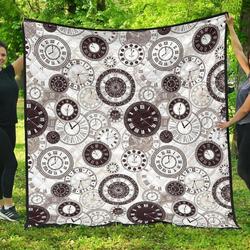 Dhcssic Vintage Dhcock Pattern DHCDHC DT1910 Quilt Blanket and Home Decor