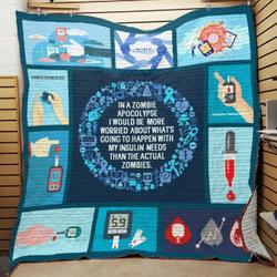 Diabetes Quilt Blanket ABC07112803 and Home Decor