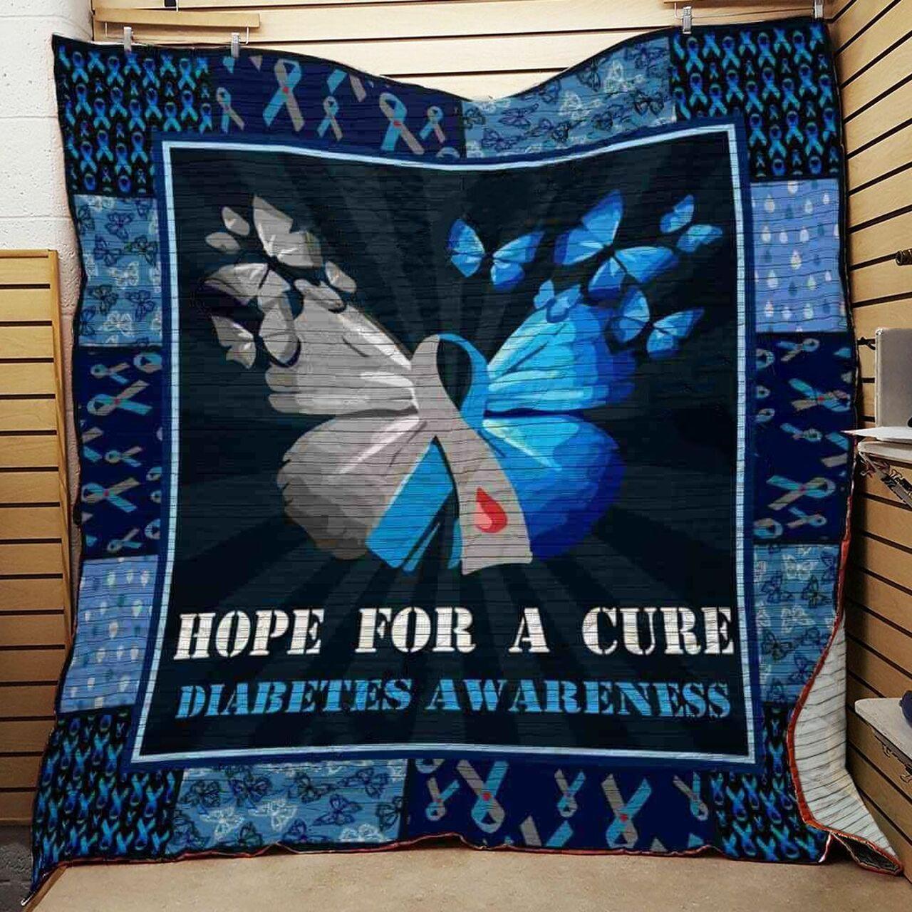 Diabetes Quilt Blanket ABC07112816 and Home Decor