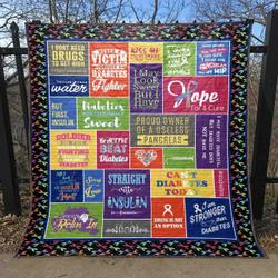Diabetics Are Naturally Sweet Clt170619 Quilt Blanket and Home Decor