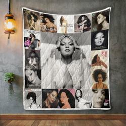 Diana Ross Album Covers Quilt Blanket and Home Decor