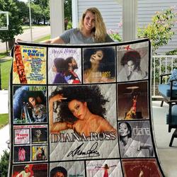 Diana Ross Quilt Blanket 02 and Home Decor