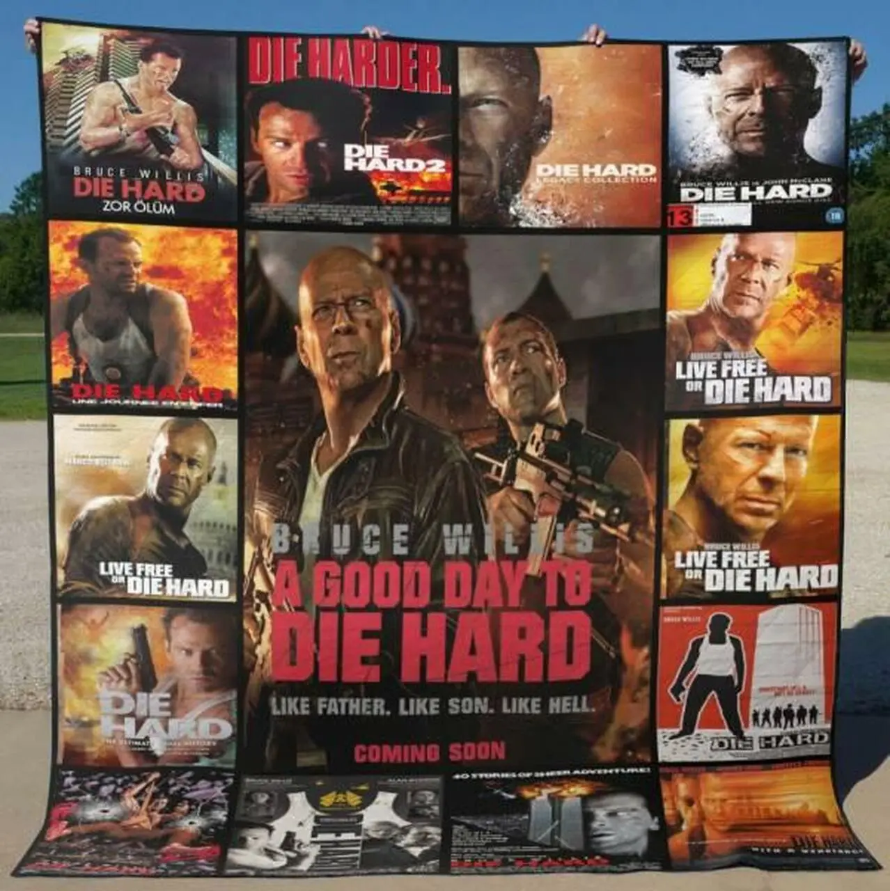 Die Hard Quilt Blanket Hvt290526 Quilt and Home Decor