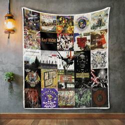 Die Toten Hosen Album Covers Quilt Blanket and Home Decor