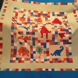 Dinosaur Cla0910199Q Quilt Blanket and Home Decor