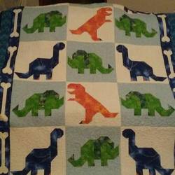 Dinosaur Clp200627 Quilt Blanket and Home Decor