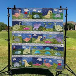 Dinosaur DHCKL0909 Quilt Blanket and Home Decor