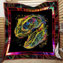 Dinosaur Drawing Quilt Kh and Home Decor