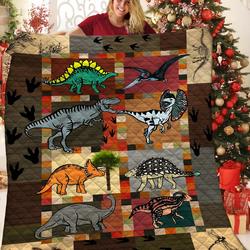 Dinosaur Jfj Quilt Per and Home Decor