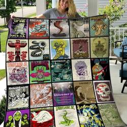 Dinosaur Jr Quilt Blanket Hvt050607  Quilt and Home Decor