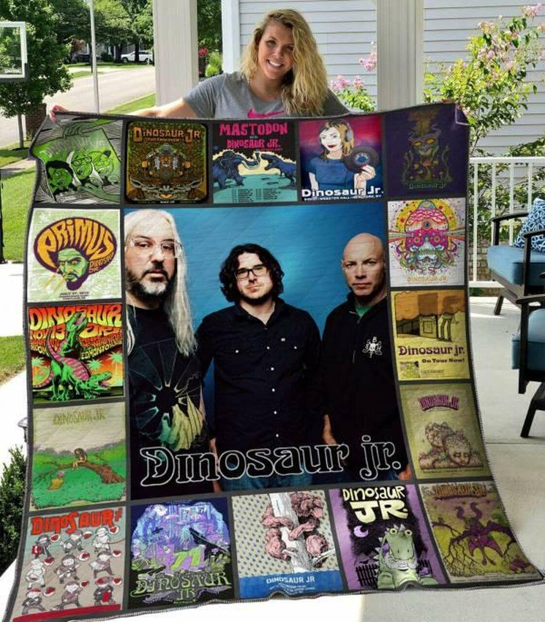 Dinosaur Jr Quilt Blanket Hvt050608 Quilt and Home Decor