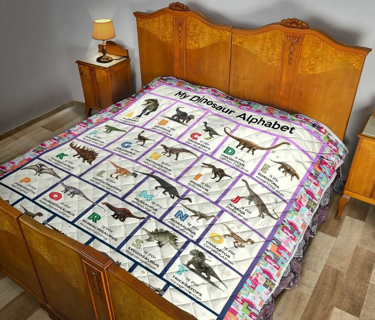 Dinosaur Quilt Blanket Dhc0201993Dd and Home Decor