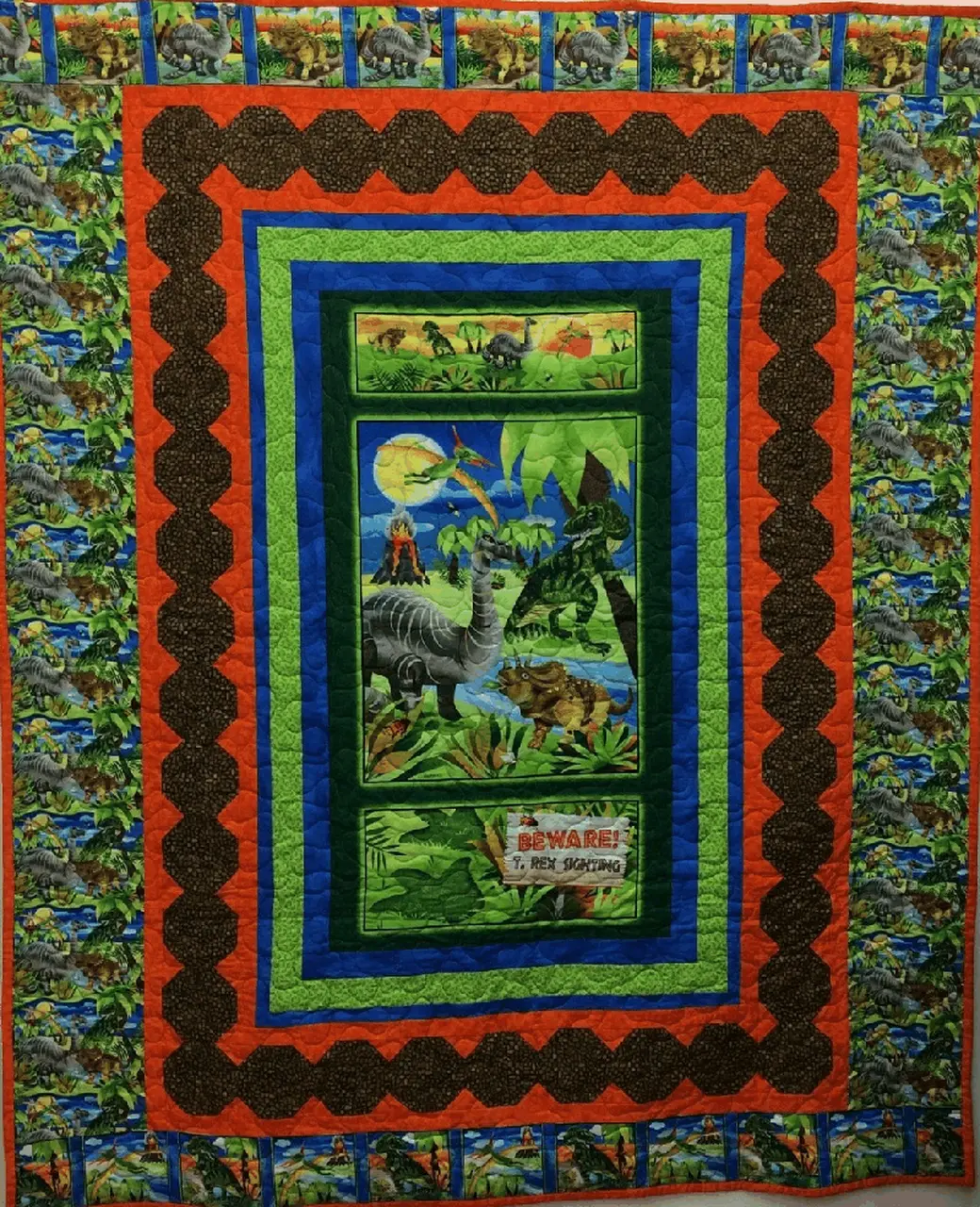 Dinosaur Quilt Blanket Dhc3101155Lt and Home Decor