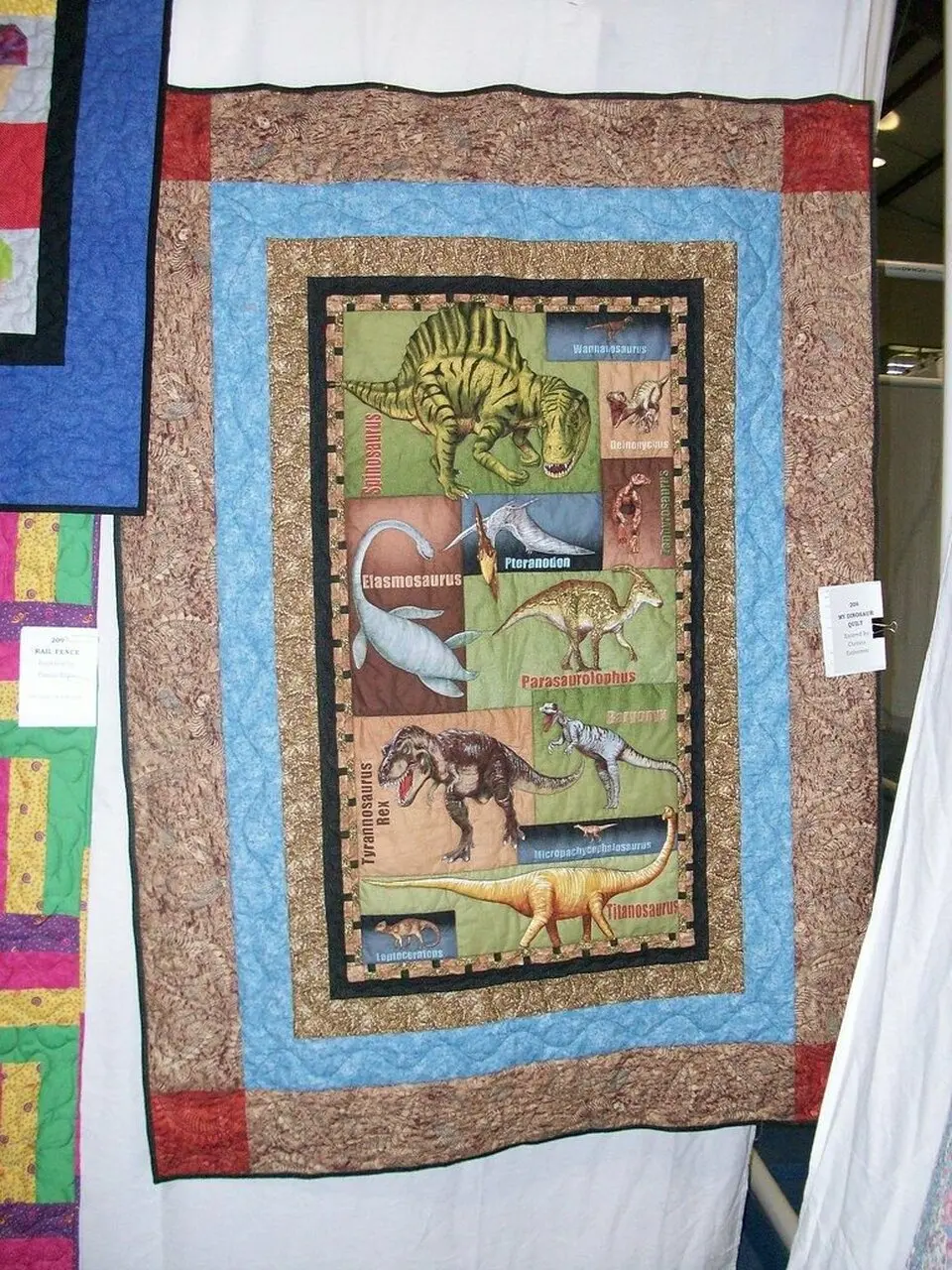 Dinosaur Quilt Blanket Dhc3101160Lt and Home Decor