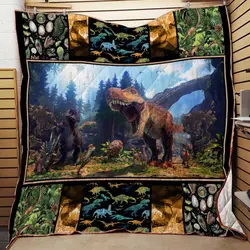 Dinosaur Quilt Q1902-07 and Home Decor