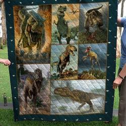 Dinosaur Quilt V8 and Home Decor