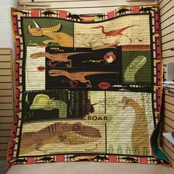 Dinosaur Roar Quilt and Home Decor