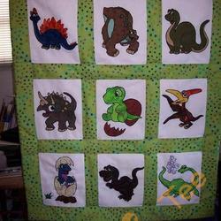 Dinosaur V6 Blanket TH0207 Quilt and Home Decor