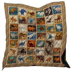 Dinosaur Washable Quilt 1101-01 and Home Decor
