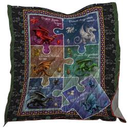 Dinosaur Washable Quilt 1401-01 and Home Decor