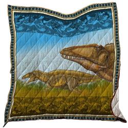 Dinosaur Washable Quilt 1601-06 and Home Decor