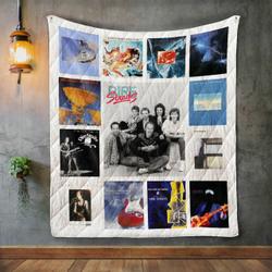 Dire Straits Album Covers Quilt Blanket and Home Decor