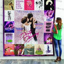 Dirty Dancing Poster Quilt Blanket Ver 2      and Home Decor
