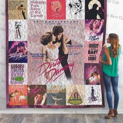 Dirty Dancing Poster Quilt Blanket Ver 2 and Home Decor