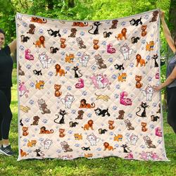 Disney Cats  Quilt  Quilt and Home Decor