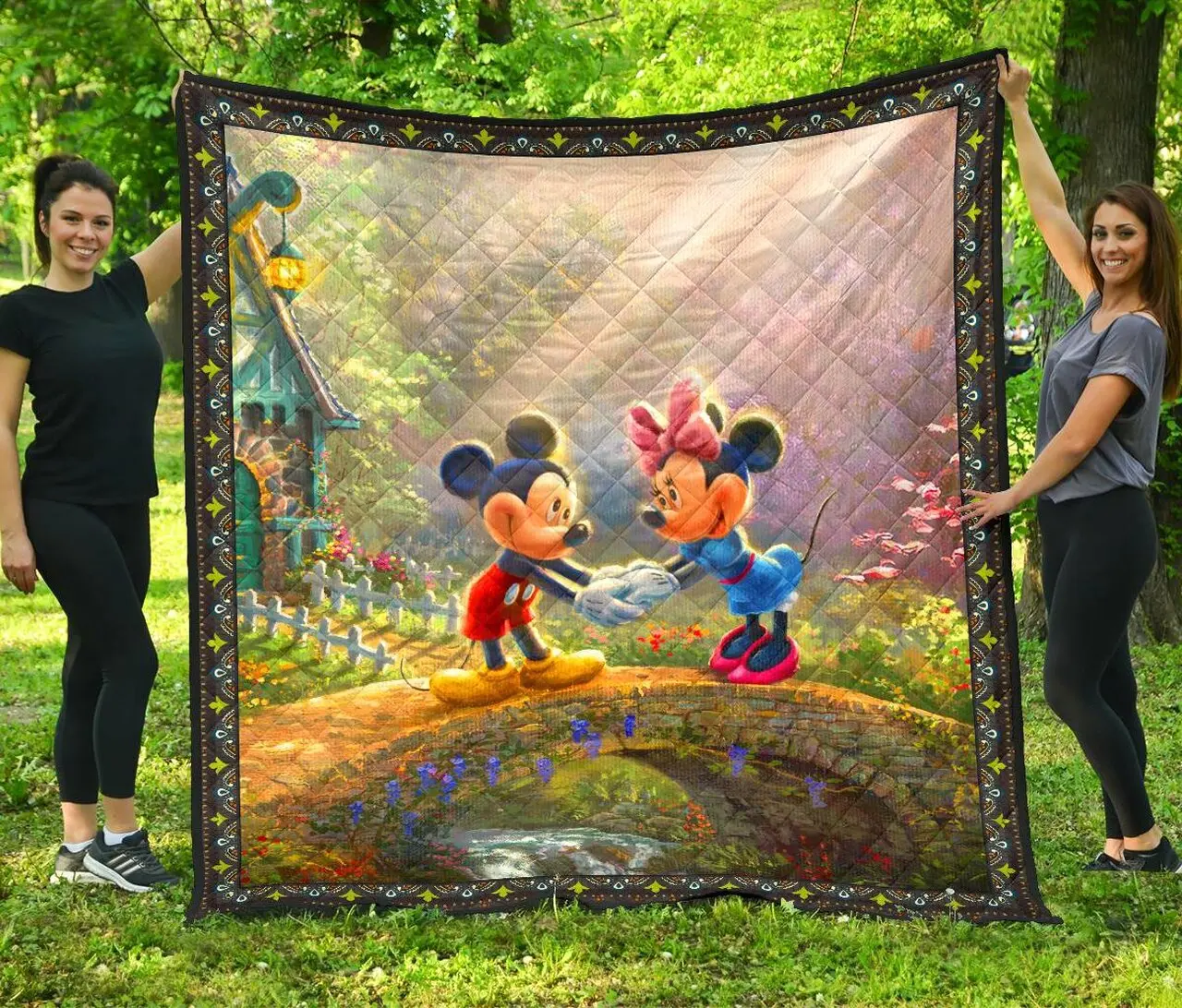 Disney Love Premium Quilt Quilt and Home Decor