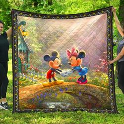 Disney Love  Premium Quilt  Quilt and Home Decor