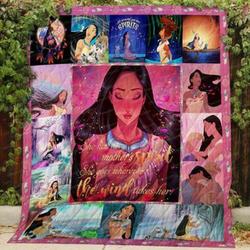 Disney Pocahontas Quilt Blanket Pct01  Quilt and Home Decor