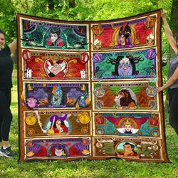 Disney Villains Dolar  Premium Quilt  Quilt and Home Decor