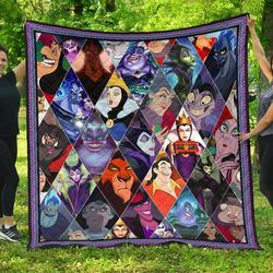 Disney Villains  Premium Quilt  Quilt and Home Decor