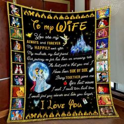Disney Wife Side By Side Quilt Gg and Home Decor
