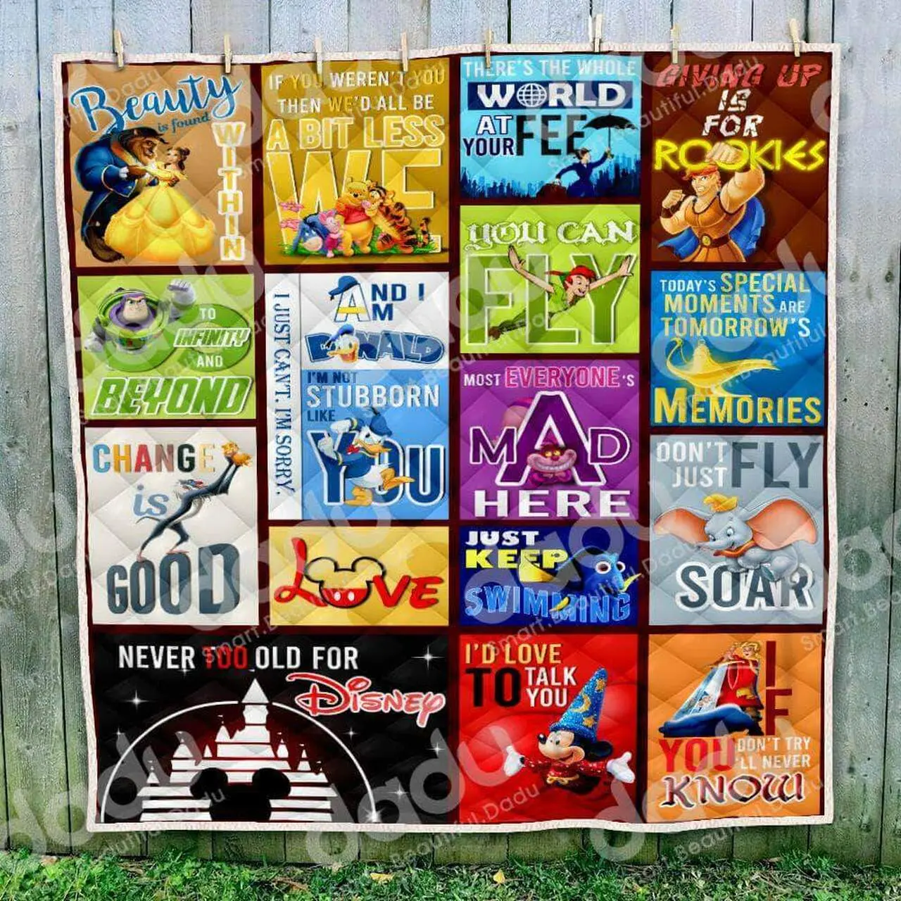 Disney World Premium Quilt Quilt and Home Decor