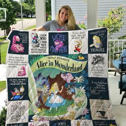 DisneyS Alice In Wonderland Quilt Blanket and Home Decor