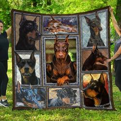Doberman If We Have Each Other Quilt Blanket Dhc03011402Dd and Home Decor