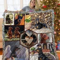 Doberman KC2509279CL Quilt Blanket and Home Decor