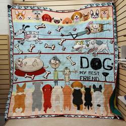 Dog 203037 Quilt Blanket  Quilt and Home Decor