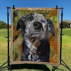 Dog 3 DHCCNA0909 Quilt Blanket and Home Decor