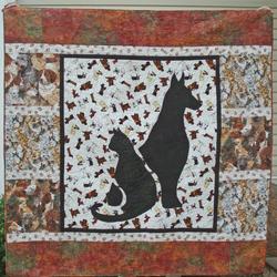 Dog And Cat Clm030719 Quilt Blanket and Home Decor