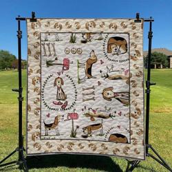 Dog Beagle Hur Quilt cd and Home Decor