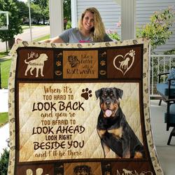 Dog-Blanket Quilt-Rottweiler and Home Decor