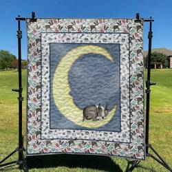 Dog Boston Terrier Hur Quilt be and Home Decor