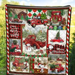 Dog Christmas Quilt Qh and Home Decor