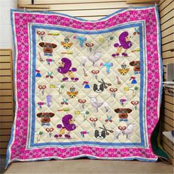 Dog Clp030711 Quilt Blanket and Home Decor
