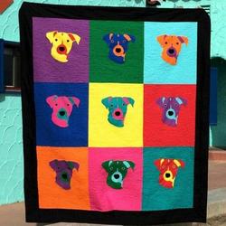 Dog Clp240627 Quilt Blanket and Home Decor